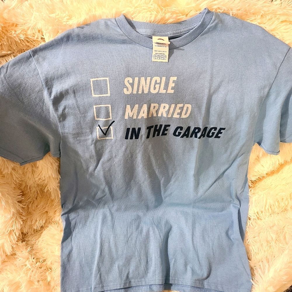 Mens NWT Baby Blue Tshirt